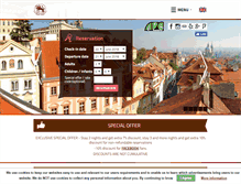 Tablet Screenshot of hotelredlion.cz